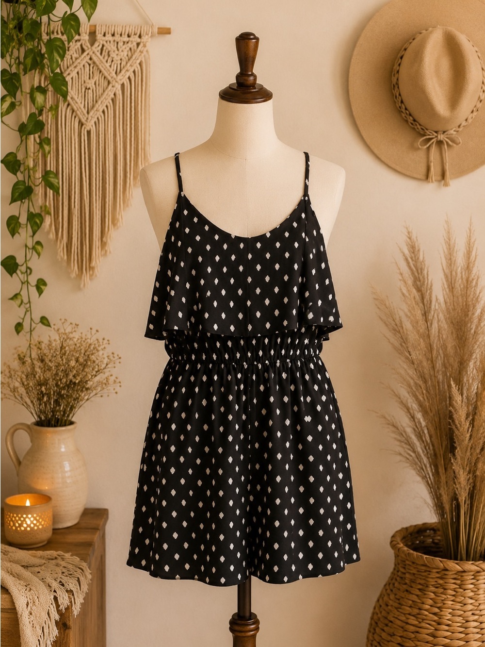 Elle shift midi summer dress size medium